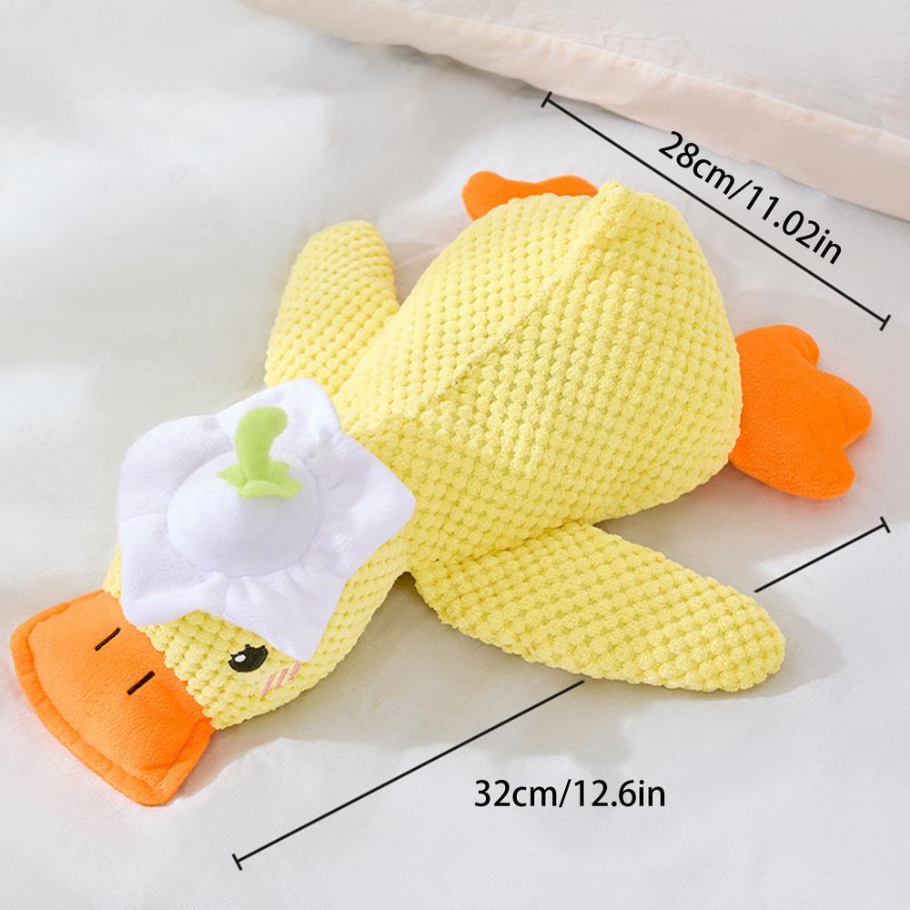 Dog Chew Toys Interactive Cute Stuffed Duck Duck Dog Toy for Training Indoor Bedroom Living Room Balcony Apartment Dorm Kitten
Dog Chew Toys Interactive Cute Stuffed Duck Duck Dog Toy for Training Indoor Bedroom Living Room Balcony Apartment Dorm Kitten