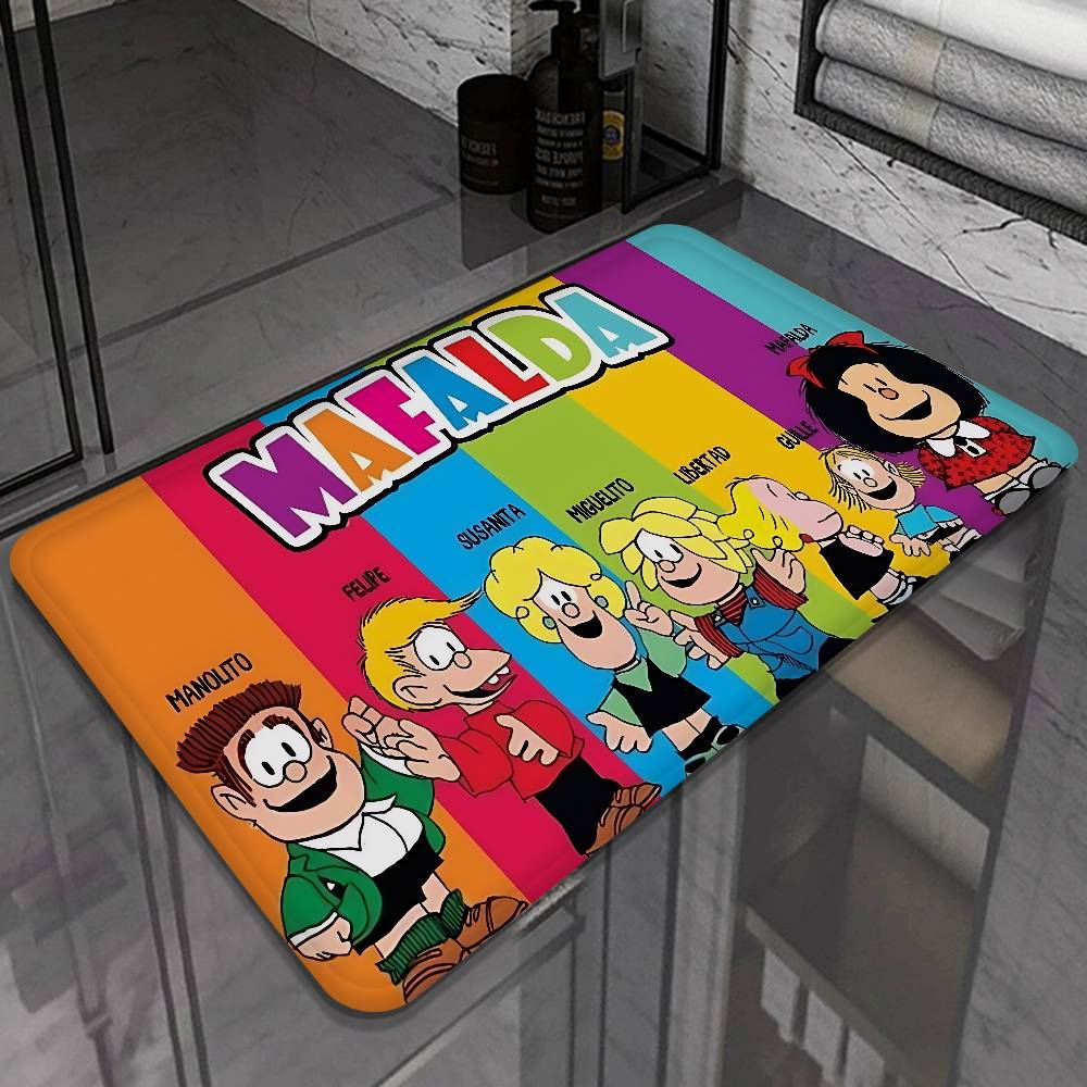 M-Mafalda Cartoon Non-Slip Rug Retro Living Room Kitchen Mat Multiple Choice Welcome Floor Mat 50x80 cm
M-Mafalda Cartoon Non-Slip Rug Retro Living Room Kitchen Mat Multiple Choice Welcome Floor Mat 50x80 cm