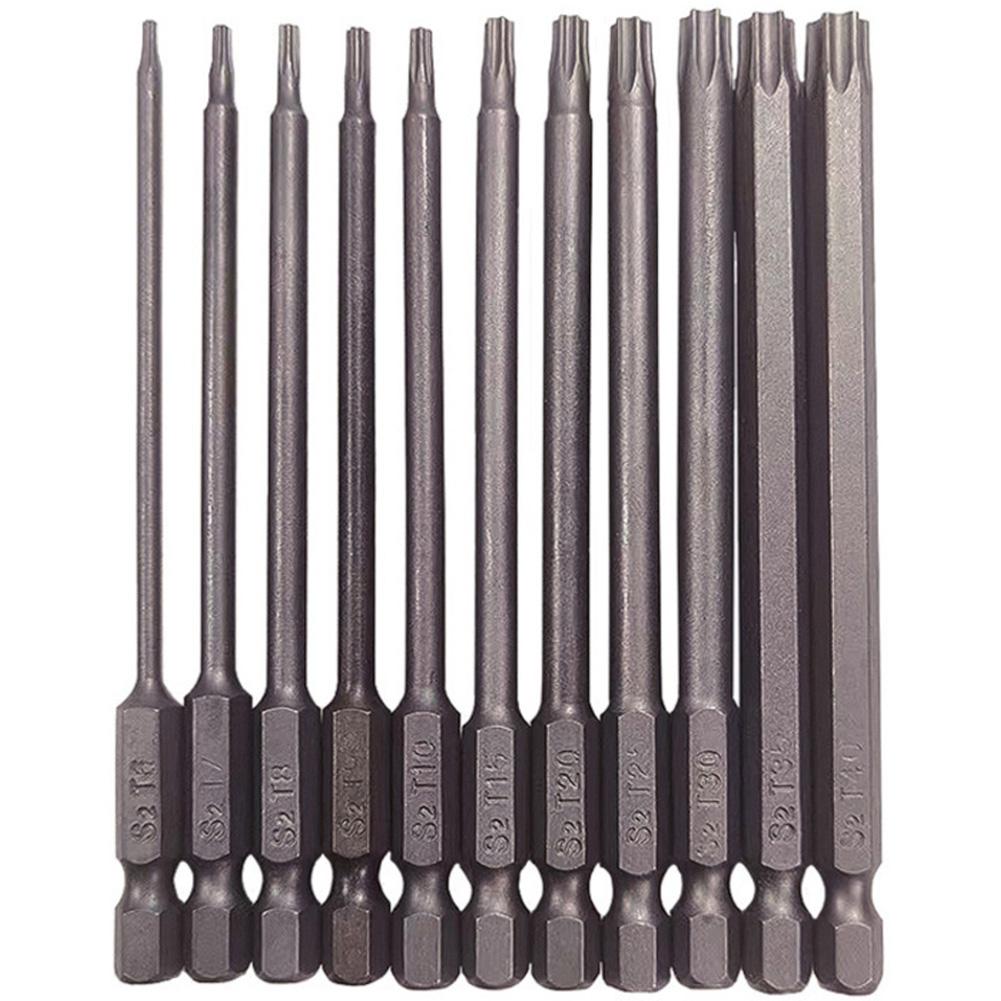 11pcs Magnetic Screwdriver Drill Bit Set Anti-Slip Hexagonal Star Hollow Batch Head Electric Screwdriver Set Screw Driver Tools
11pcs Magnetic Screwdriver Drill Bit Set Anti-Slip Hexagonal Star Hollow Batch Head Electric Screwdriver Set Screw Driver Tools