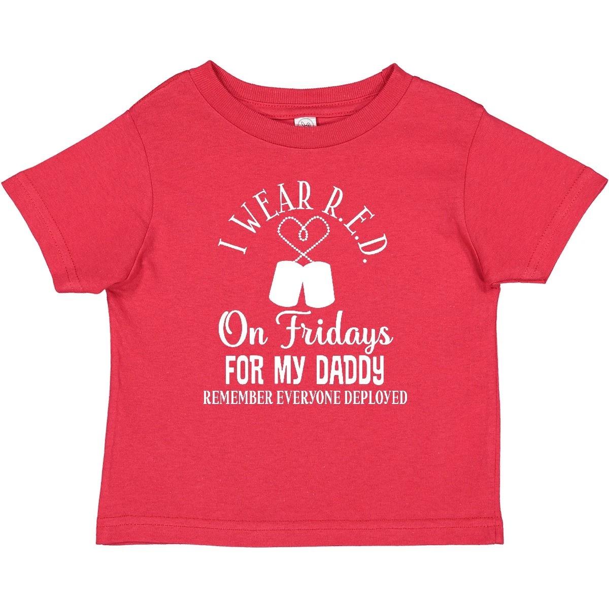 Inktastic I Wear R.e.d. On Friday For Daddy Baby kids boys T-Shirt Dad Child Boys Girls 100
Inktastic I Wear R.e.d. On Friday For Daddy Baby kids boys T-Shirt Dad Child Boys Girls 100