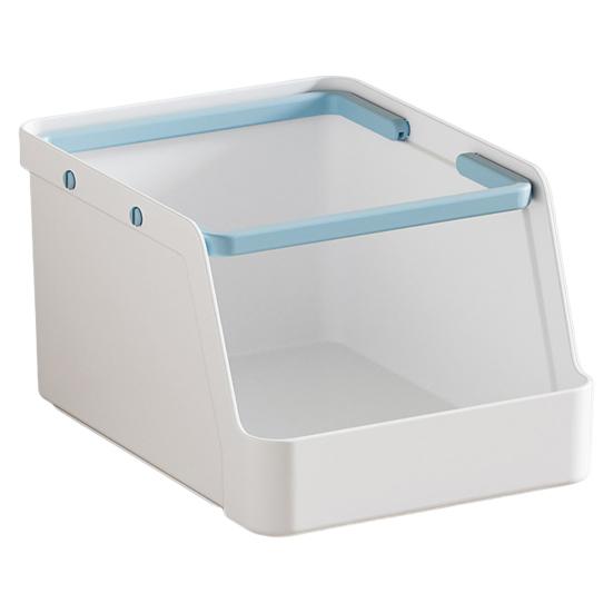 Ящик для хранения с ручкой, вместительный, с большим отверстием, канцелярские принадлежности, косметика, фруктовая игрушка, приправа, настольный органайзер для дома синий
Ящик для хранения с ручкой, вместительный, с большим отверстием, канцелярские принадлежности, косметика, фруктовая игрушка, приправа, настольный органайзер для дома синий