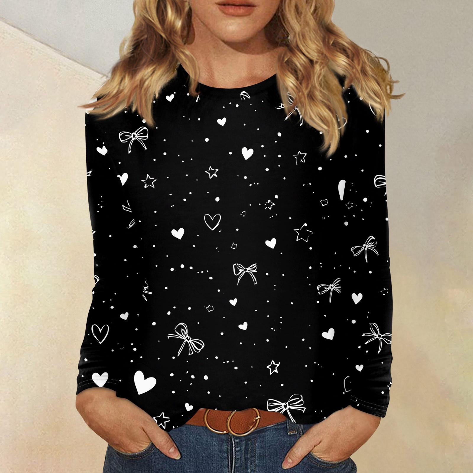 Женский модный пуловер с круглым вырезом и длинными рукавами с принтом сердечек ко Дню святого Валентина XL белый
Женский модный пуловер с круглым вырезом и длинными рукавами с принтом сердечек ко Дню святого Валентина XL белый