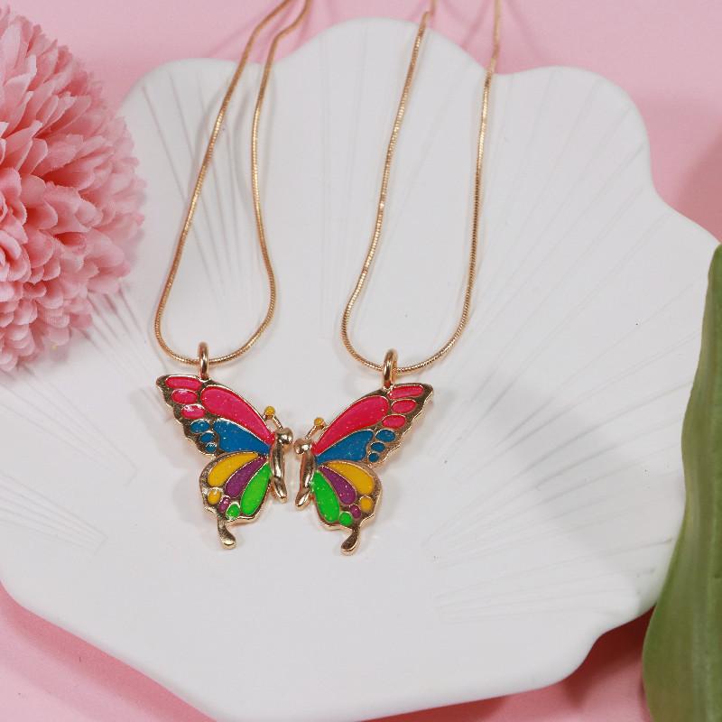 JMXD-Accessories Butterfly Pendant Necklace ins Light Luxury Pendant Neck Chain Female Couple Necklace
JMXD-Accessories Butterfly Pendant Necklace ins Light Luxury Pendant Neck Chain Female Couple Necklace