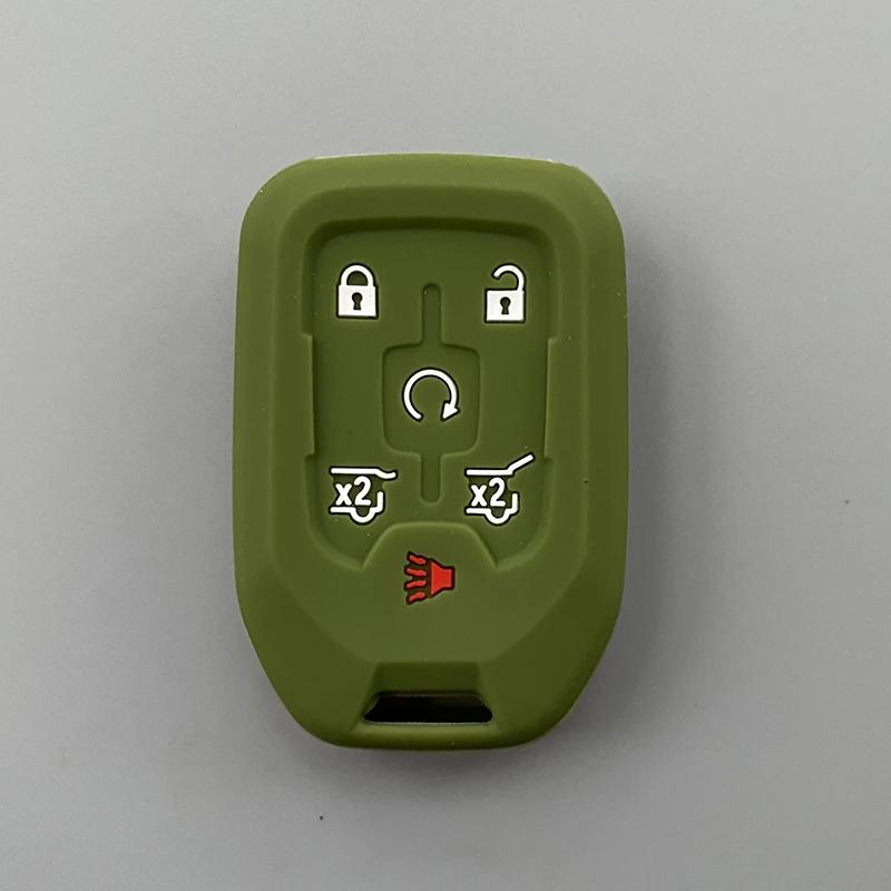 Silicone Car Key Cover Case fob Shell For Chevrolet Suburban Silverado GMC Terrain Yukon Tahoe Sierra Smart KeyAuto Accessories
Silicone Car Key Cover Case fob Shell For Chevrolet Suburban Silverado GMC Terrain Yukon Tahoe Sierra Smart KeyAuto Accessories