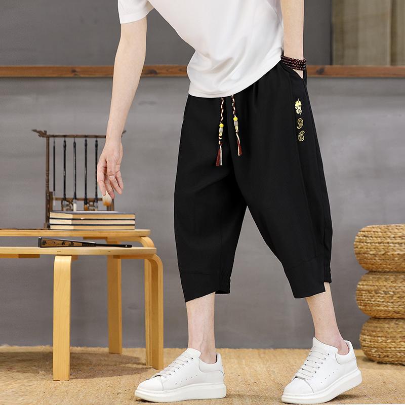 Summer Ice Silk Shorts Style Casual Cropped Shorts Quick Drying Breathable Sports Men s Breathable Cropped Shorts Loose Shorts M чорний
Summer Ice Silk Shorts Style Casual Cropped Shorts Quick Drying Breathable Sports Men s Breathable Cropped Shorts Loose Shorts M чорний
