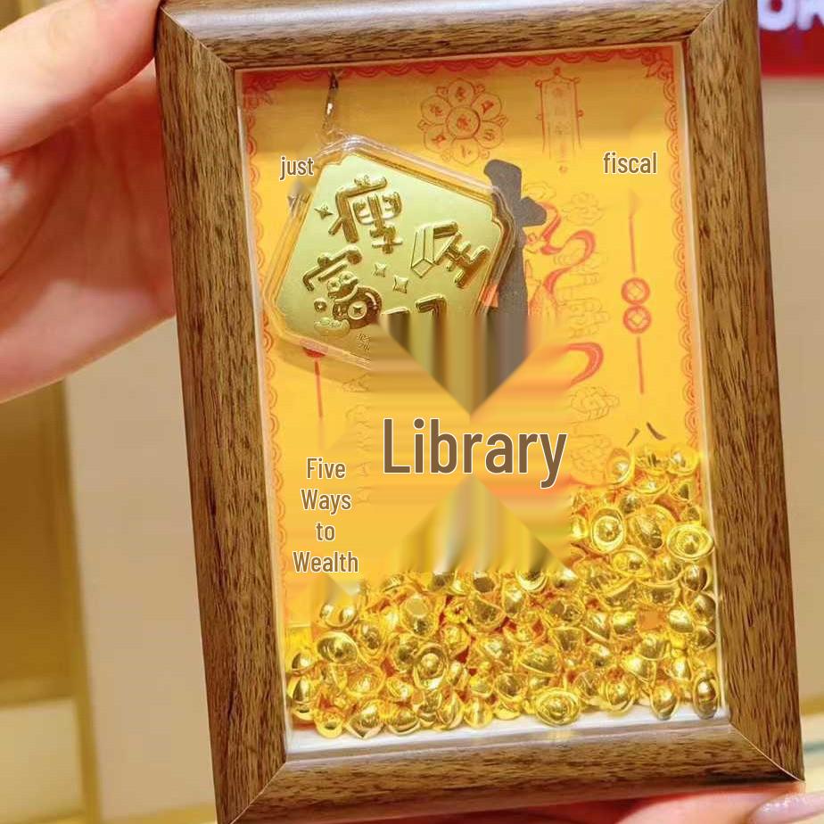 999 Pure Gold Feng Shui Photo Frame Ornament with Lucky Ingot Treasure Bowl and Gold Coins for Prosperity
999 Pure Gold Feng Shui Photo Frame Ornament with Lucky Ingot Treasure Bowl and Gold Coins for Prosperity