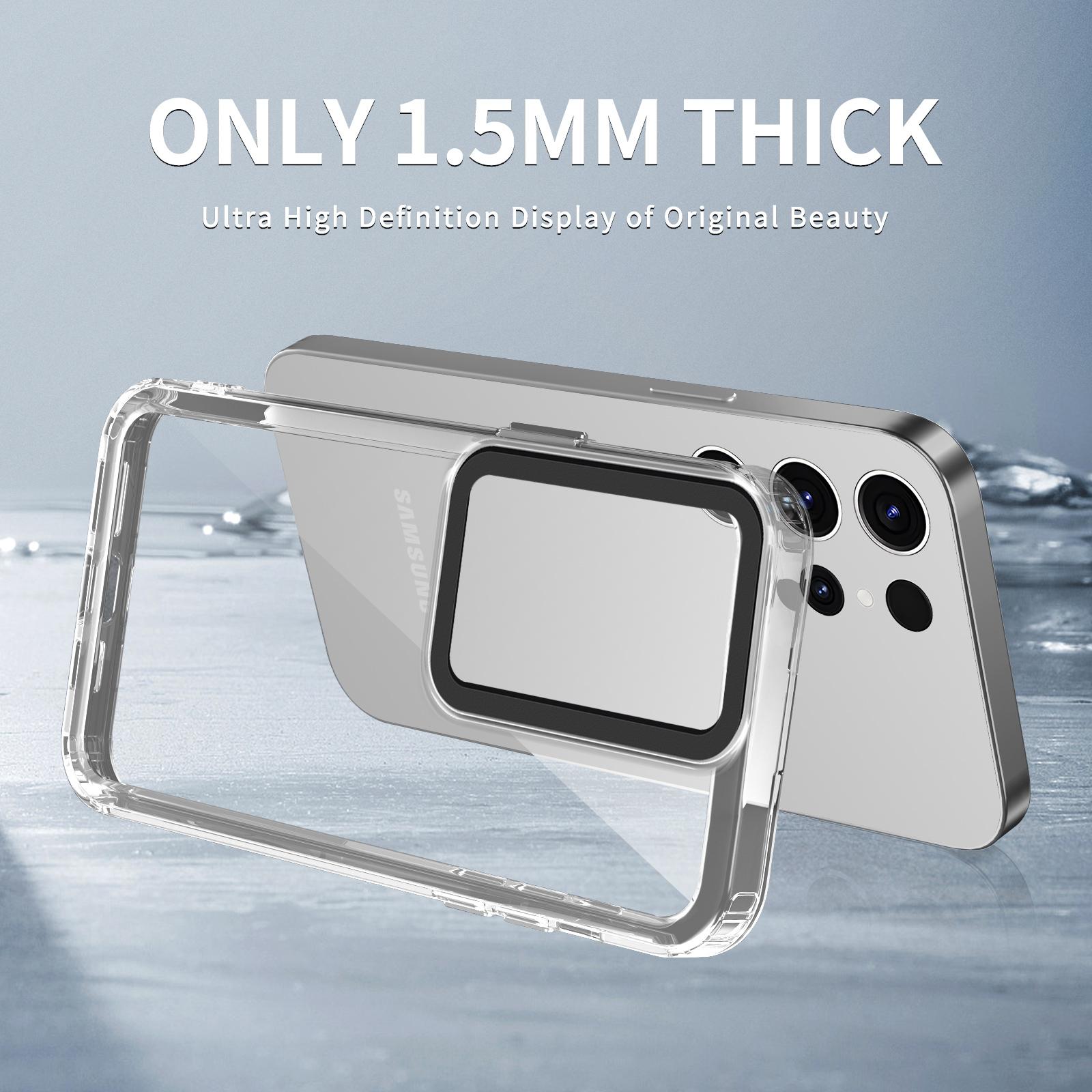 For Samsung Galaxy S24 Ultra Case Crystal Slim Air Buffer PC+TPU Phone Cover Transparent
For Samsung Galaxy S24 Ultra Case Crystal Slim Air Buffer PC+TPU Phone Cover Transparent