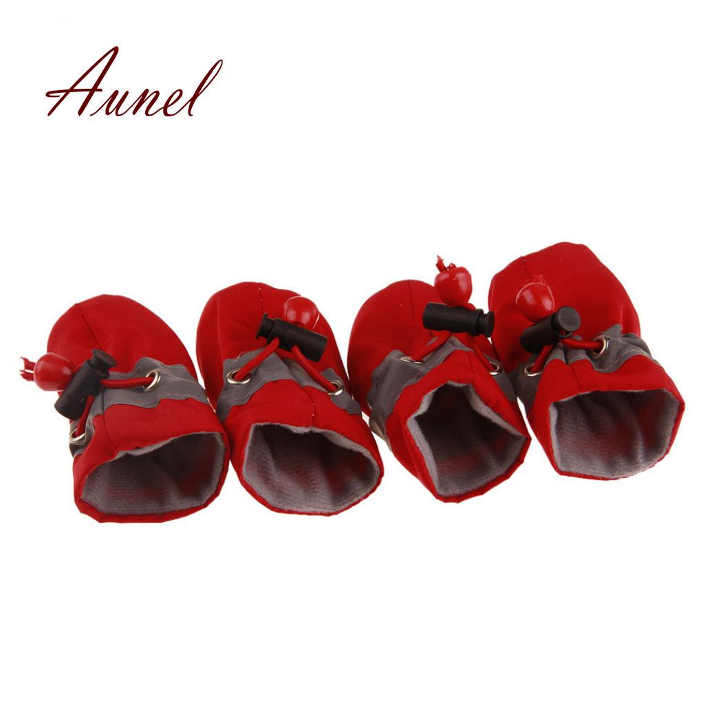 Модные 4 шт./компл. зимние теплые резиновые сапоги защитные спортивные нескользящие ботинки для домашних животных Red 3
Модные 4 шт./компл. зимние теплые резиновые сапоги защитные спортивные нескользящие ботинки для домашних животных Red 3