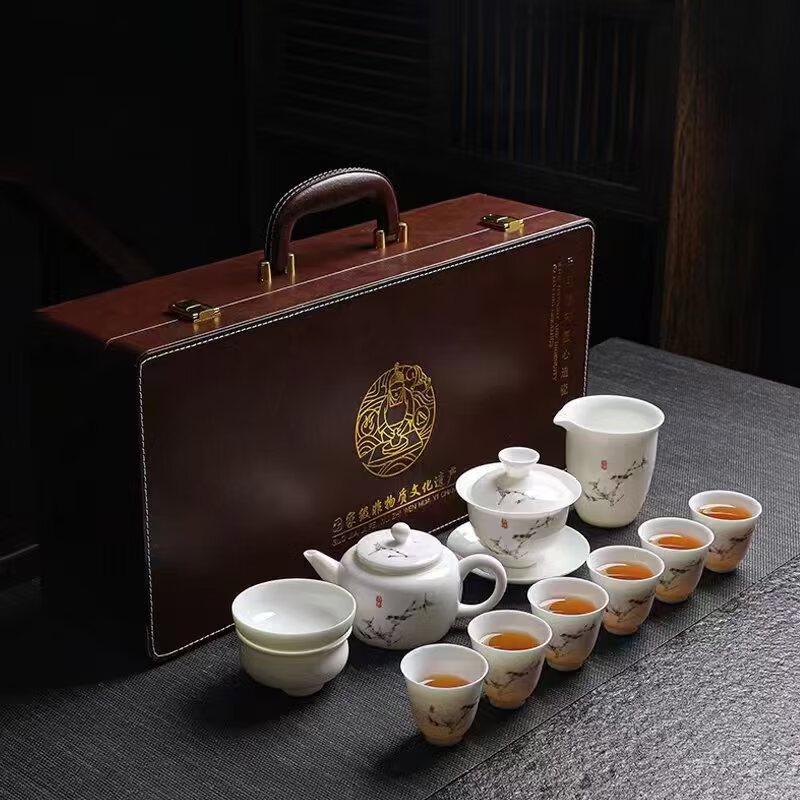 Aizlv Ручная роспись Белый фарфор с нефритовым оттенком Бараньего жира Набор для чайной церемонии Кунг-фу
Aizlv Ручная роспись Белый фарфор с нефритовым оттенком Бараньего жира Набор для чайной церемонии Кунг-фу