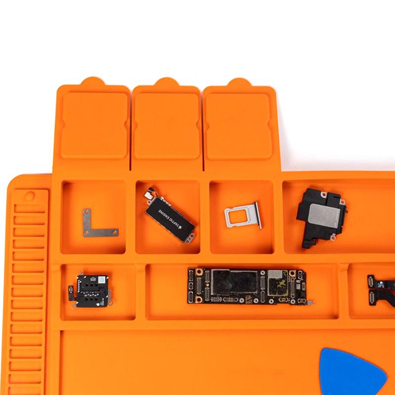 Silicone Soldering Pad Desk Platform Mat For Welding Station Iron Phone PC Repair Magnetic Heat Insulation A2
Silicone Soldering Pad Desk Platform Mat For Welding Station Iron Phone PC Repair Magnetic Heat Insulation A2