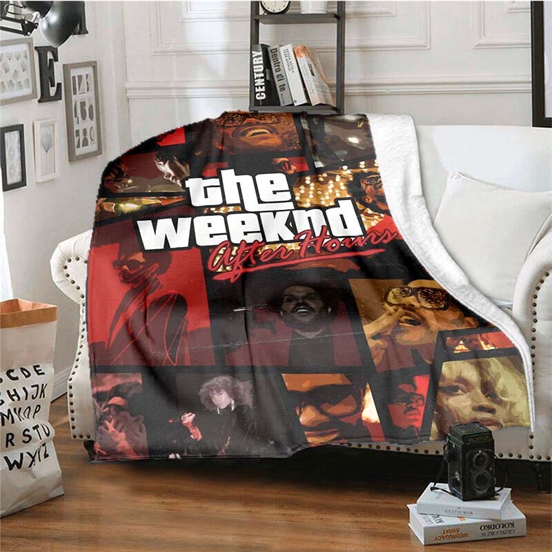 The customizable T-The Weeknd flannel soft blanket is suitable for home, bedroom, bed, sofa, travel, and children s use. 75x90cm
The customizable T-The Weeknd flannel soft blanket is suitable for home, bedroom, bed, sofa, travel, and children s use. 75x90cm