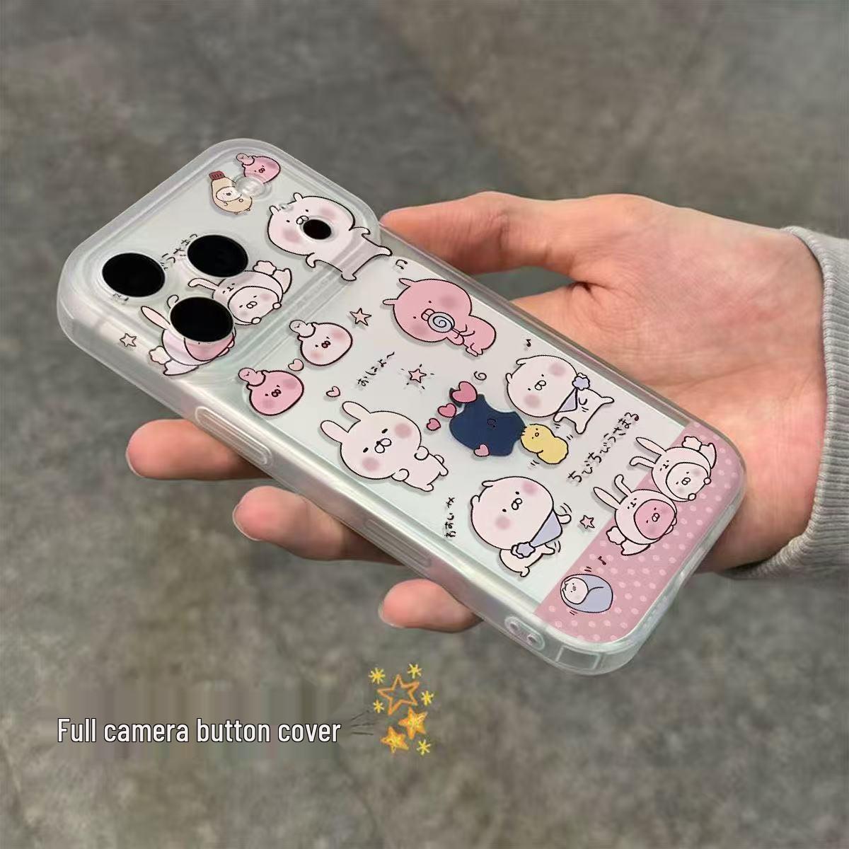 Powder Pink Rabbit Ball Phone Case with Camera Full Coverage for iPhone 13-17 Pro Max iPhone 15 Pro
Powder Pink Rabbit Ball Phone Case with Camera Full Coverage for iPhone 13-17 Pro Max iPhone 15 Pro