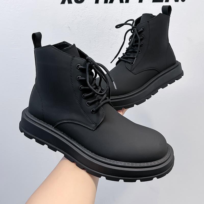 Martin boots men s autumn and winter high-top black men s British style thick-soled heightening locomotive medium-top short boots 22728-A 38 чёрный
Martin boots men s autumn and winter high-top black men s British style thick-soled heightening locomotive medium-top short boots 22728-A 38 чёрный