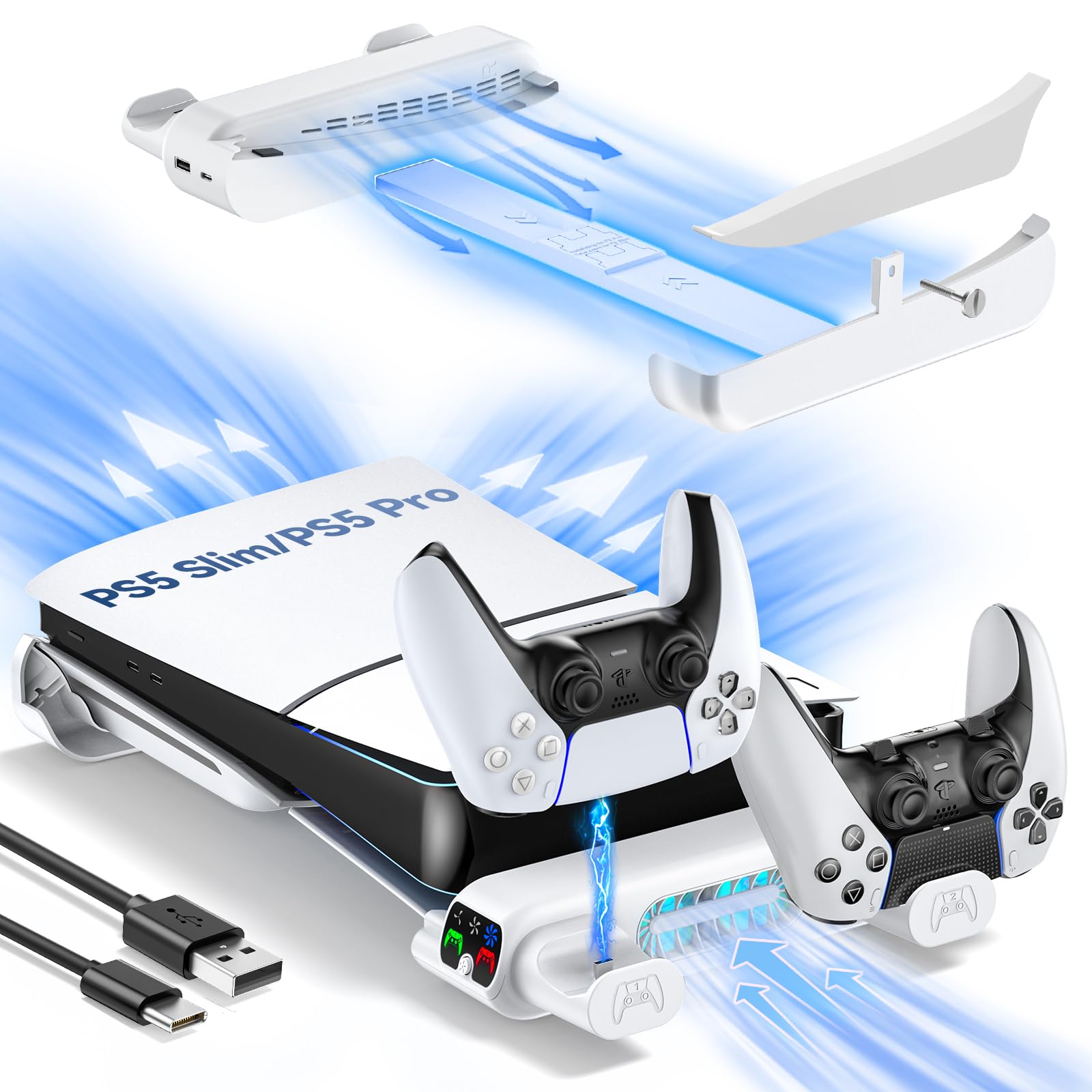 PS5 Slim PS5 Horizontal Wind Speed Adjustment PS5 Silm Charging Improved Heat Fall Earthquake Scratch PlayStation 5 Pro Compatible with both PS5 PS5
PS5 Slim PS5 Horizontal Wind Speed Adjustment PS5 Silm Charging Improved Heat Fall Earthquake Scratch PlayStation 5 Pro Compatible with both PS5 PS5