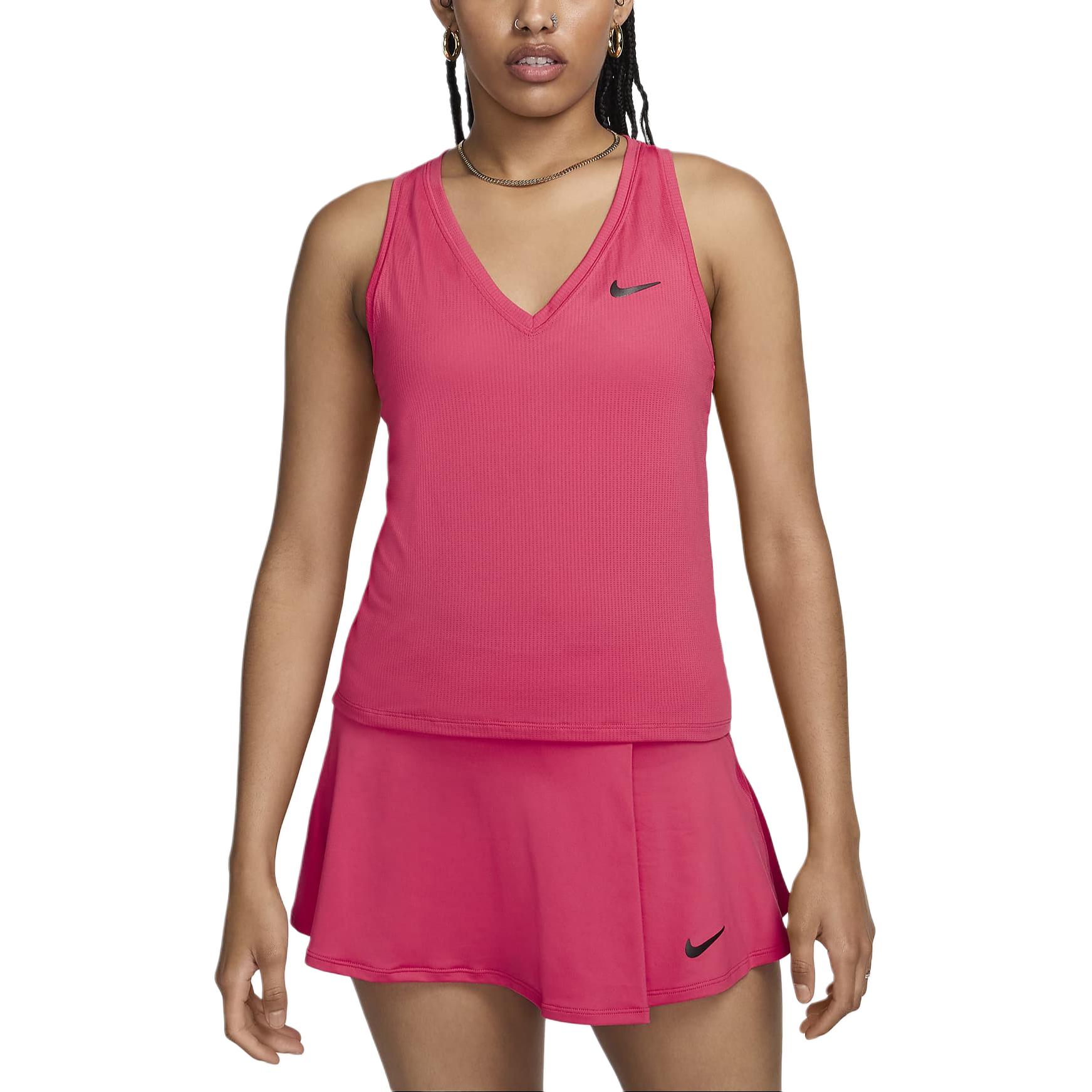 Nike Court Victory Solid V-Neck Pullover Logo Print Tank Top Women Tops Purple Pink CV4784-629 S
Nike Court Victory Solid V-Neck Pullover Logo Print Tank Top Women Tops Purple Pink CV4784-629 S