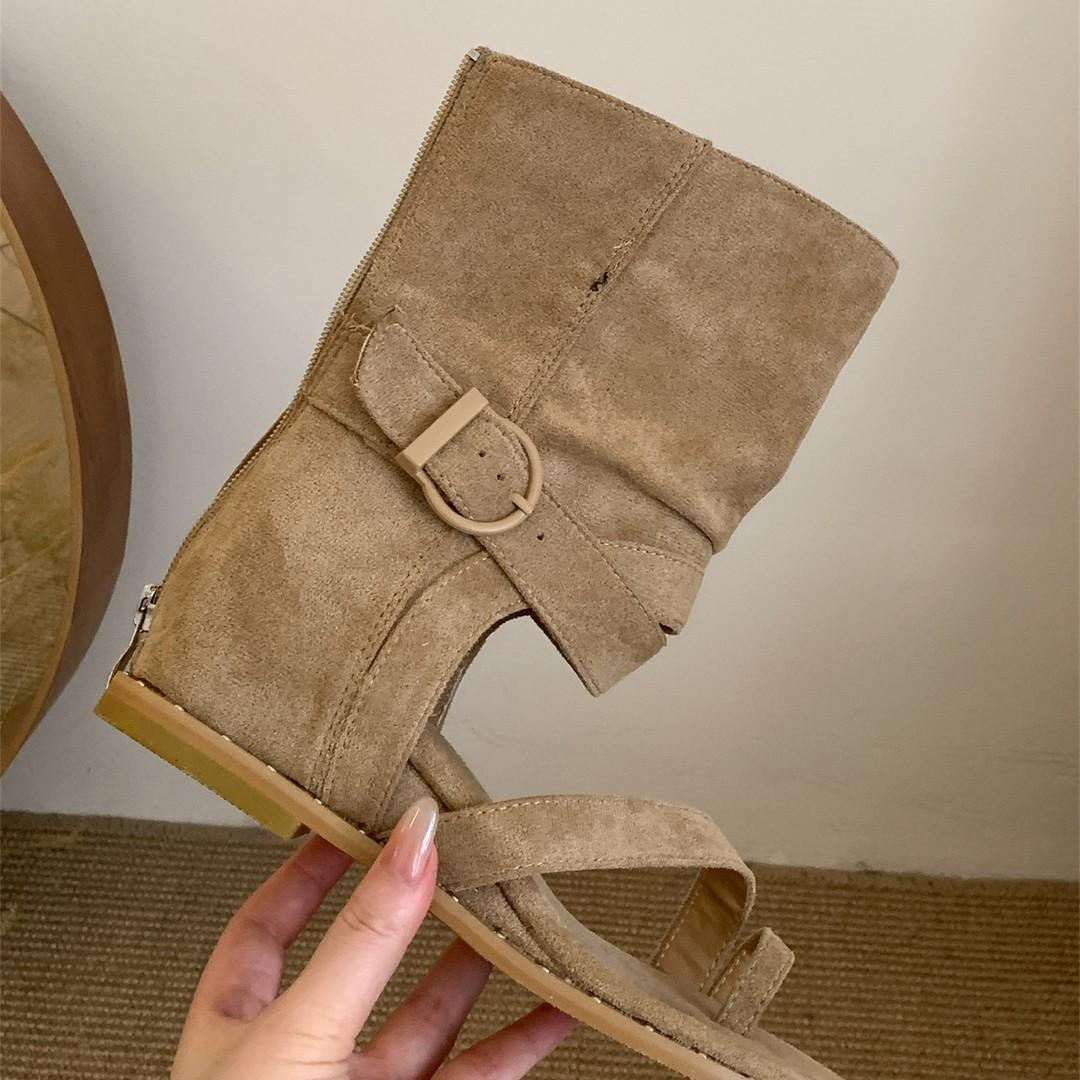 Set of toe sandals women s summer versatile low-heeled short cool boots fashionable toe short boots 35 хакі
Set of toe sandals women s summer versatile low-heeled short cool boots fashionable toe short boots 35 хакі