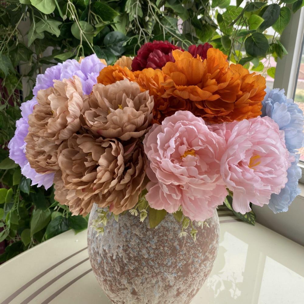 Beautiful Simulation Peony Flowers Silk Flowers Fake Flower Artificial Flowers Vase Decoration жёлтый
Beautiful Simulation Peony Flowers Silk Flowers Fake Flower Artificial Flowers Vase Decoration жёлтый