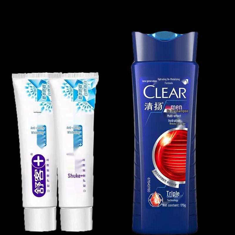 Saky Anti-cavity Whitening Toothpaste (120g x 2) & Clear Men s Anti-dandruff Shampoo (175g) Bundle
Saky Anti-cavity Whitening Toothpaste (120g x 2) & Clear Men s Anti-dandruff Shampoo (175g) Bundle