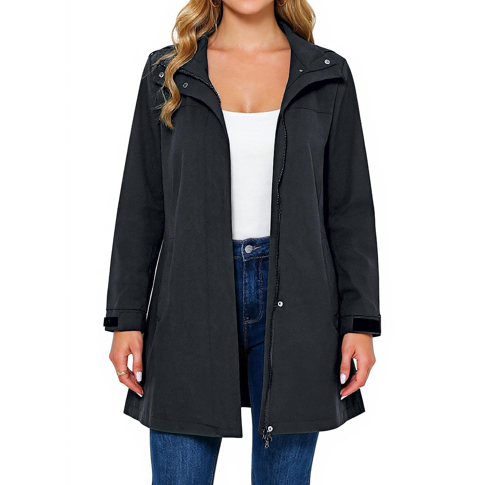 Куртка женская водонепроницаемая ветровка легкая дождевая куртка с карманами упаковываемая дождевик для женщин с капюшоном XL
Куртка женская водонепроницаемая ветровка легкая дождевая куртка с карманами упаковываемая дождевик для женщин с капюшоном XL