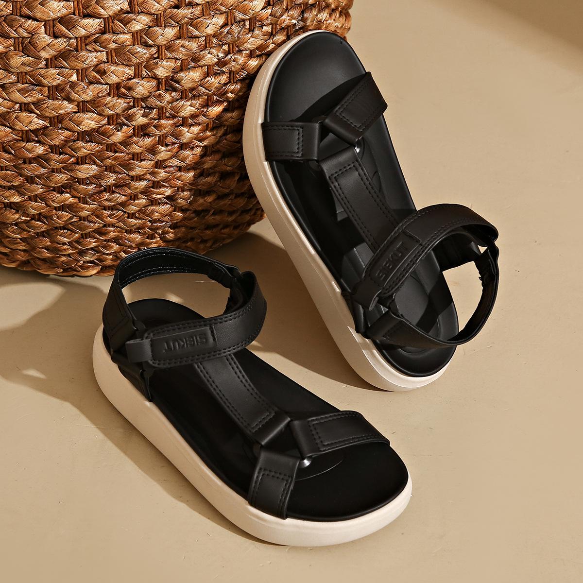 Summer women s sports and leisure platform sandals new Velcro open-toed beach shoes light and comfortable women s shoes 42 чорний
Summer women s sports and leisure platform sandals new Velcro open-toed beach shoes light and comfortable women s shoes 42 чорний