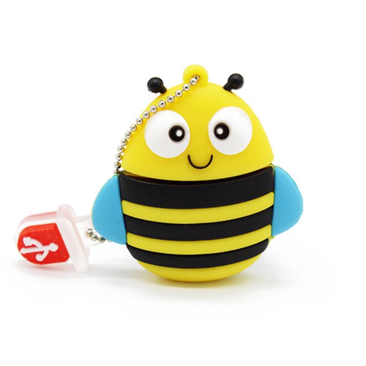 Cartoon Animal USB Flash Drive - Bee, Owl, Penguin, Fox PVC Plastic Memory Stick 4GB
Cartoon Animal USB Flash Drive - Bee, Owl, Penguin, Fox PVC Plastic Memory Stick 4GB