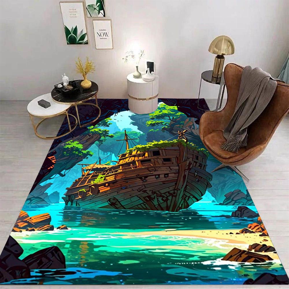 The Forgotten Sailing Ship Carpet Mysterious Ancient Boat Rugs Living Room Bedroom Kitchen Bathroom Anti Slip Floor Mat 50X80CM
The Forgotten Sailing Ship Carpet Mysterious Ancient Boat Rugs Living Room Bedroom Kitchen Bathroom Anti Slip Floor Mat 50X80CM