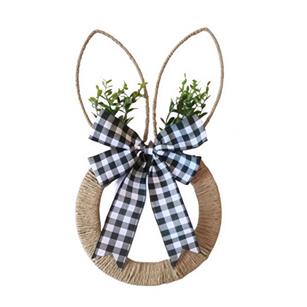 Spring Floral Wreath Easter Bunny Wreath with Hemp Rope Bow Spring Rabbit Door Hanging Sign Farmhouse Front Porch Wall Window
Spring Floral Wreath Easter Bunny Wreath with Hemp Rope Bow Spring Rabbit Door Hanging Sign Farmhouse Front Porch Wall Window
