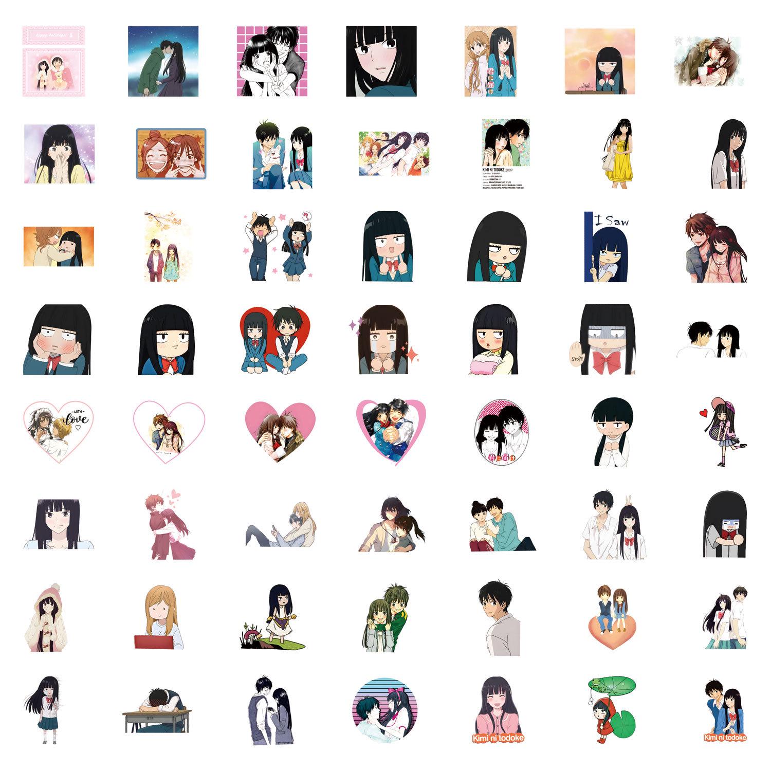 50 Cartoon Kimi ni Todoke & Good Morning Call Waterproof Stickers for Stationery, Water Bottles, & Laptops
50 Cartoon Kimi ni Todoke & Good Morning Call Waterproof Stickers for Stationery, Water Bottles, & Laptops