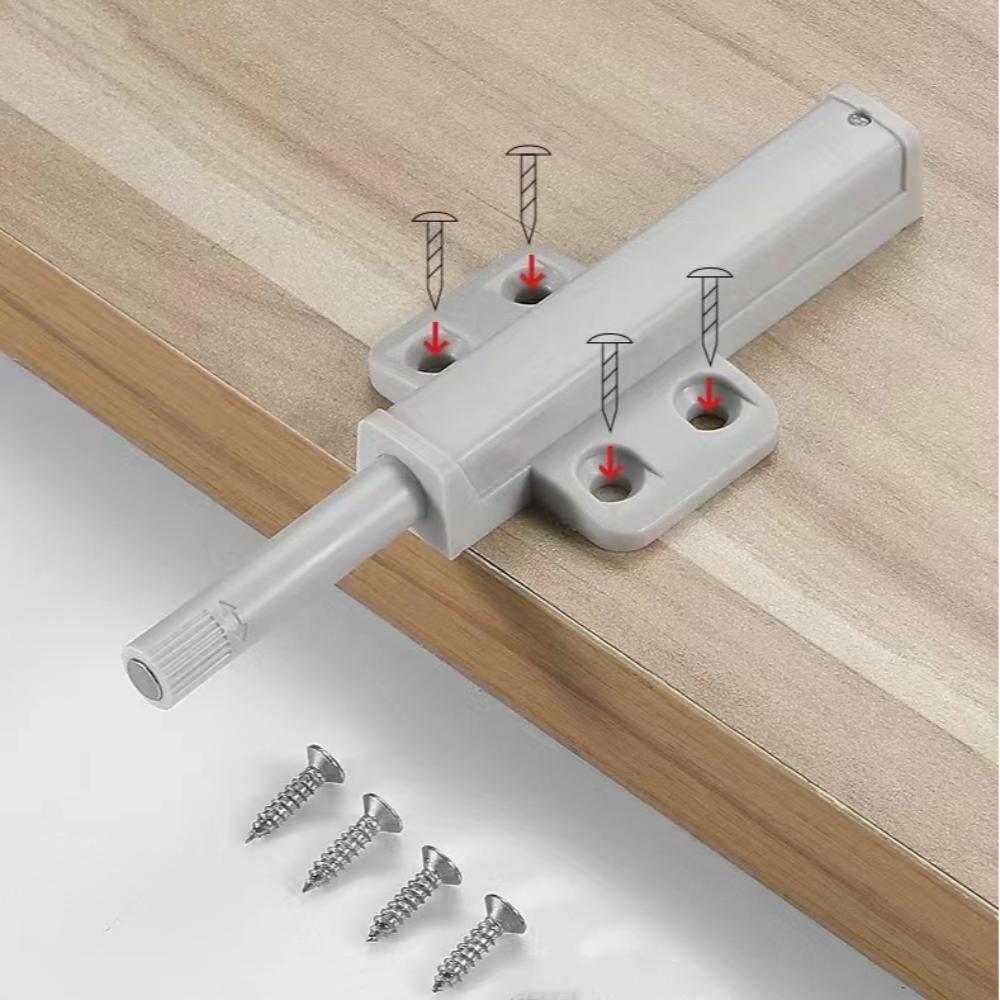 Hardware Cabinet Rebound Device Hidden Door Catches High Quality 4 Hole Door Damper Furniture
Hardware Cabinet Rebound Device Hidden Door Catches High Quality 4 Hole Door Damper Furniture