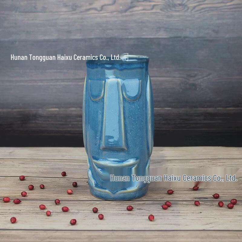 Modern Ceramic Tiki Beer Mug
Modern Ceramic Tiki Beer Mug