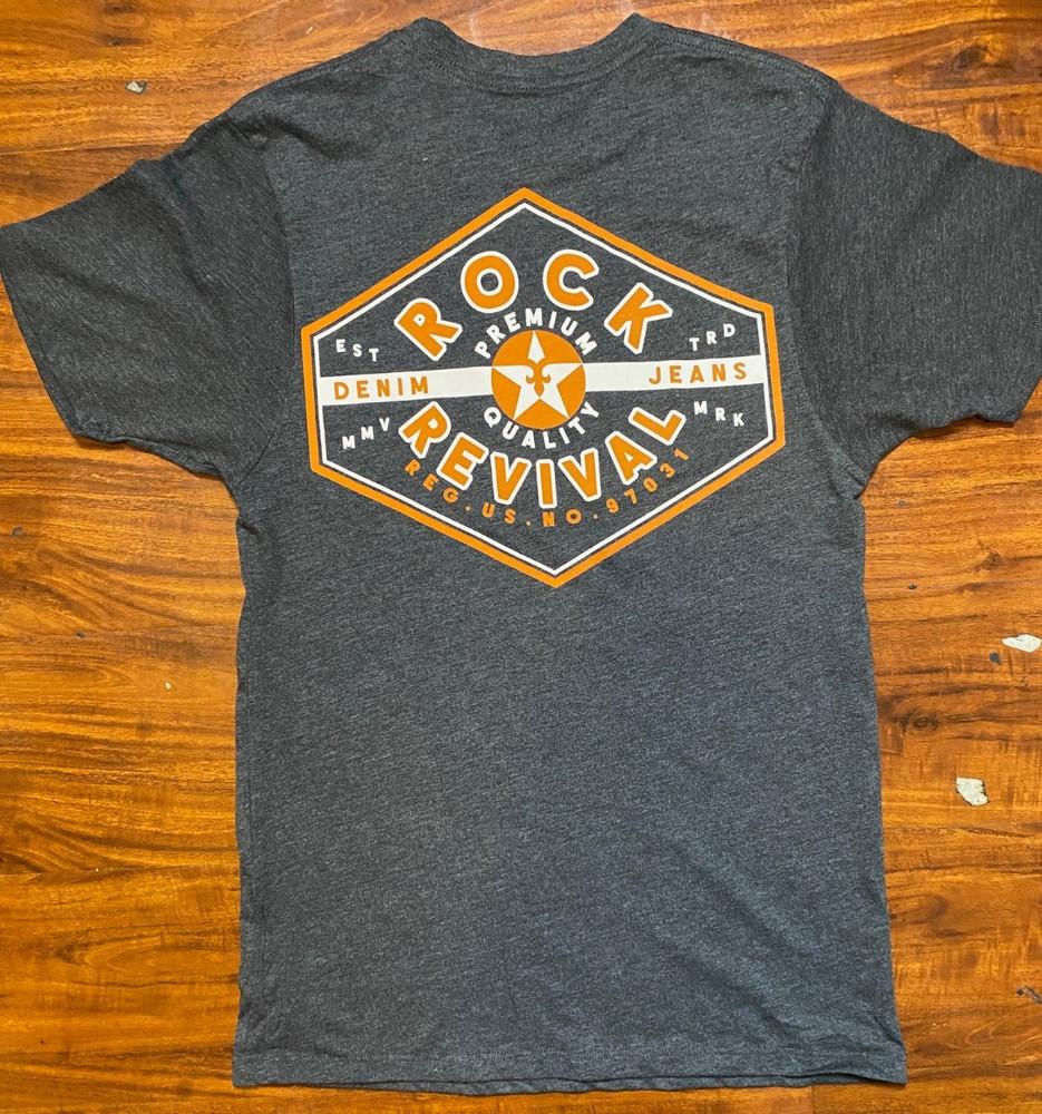 ROCK REVIVAL Denim Jeans Gray Cotton/Polyest wbr/ er T Shirt -NWOT Unisex T-Shirt XXXL
ROCK REVIVAL Denim Jeans Gray Cotton/Polyest wbr/ er T Shirt -NWOT Unisex T-Shirt XXXL