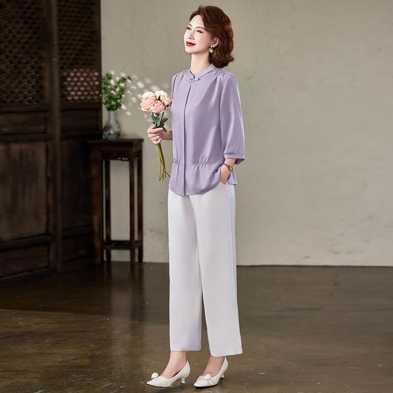 Plus Size Women s Slimming Pants & Mid-Sleeve Shirt Two-Piece Set - 2026 Summer Collection XXL for 52.5-60 kg
Plus Size Women s Slimming Pants & Mid-Sleeve Shirt Two-Piece Set - 2026 Summer Collection XXL for 52.5-60 kg