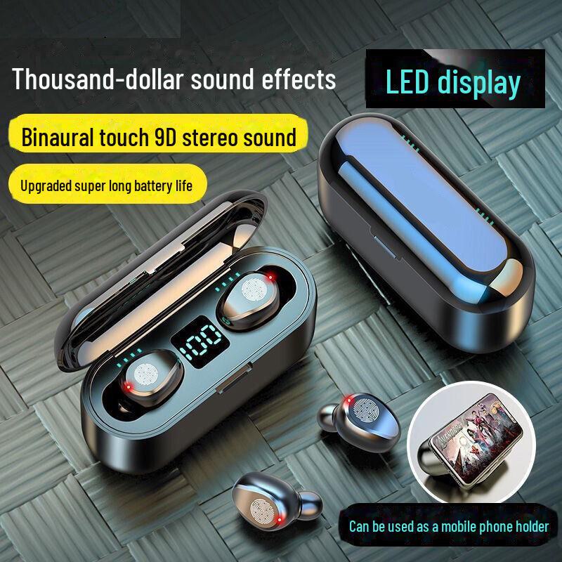 Игровая гарнитура F9 TWS Bluetooth In-Ear с сенсорным управлением и дисплеем питания F9 Close Position чёрный
Игровая гарнитура F9 TWS Bluetooth In-Ear с сенсорным управлением и дисплеем питания F9 Close Position чёрный