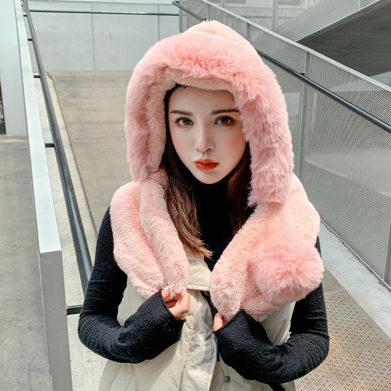 Winter velvet warm cute mink dual-purpose scarf hat woman One size fits all світло-рожевий колір
Winter velvet warm cute mink dual-purpose scarf hat woman One size fits all світло-рожевий колір