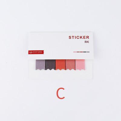 Mr. Paper,100Pcs Minimalistic Gradual Change Sticky Notes Sticky Memo Pads Self-Stick Notepad for Student School Study Diary
Mr. Paper,100Pcs Minimalistic Gradual Change Sticky Notes Sticky Memo Pads Self-Stick Notepad for Student School Study Diary