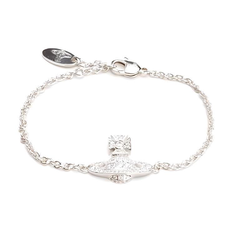 Vivienne Westwood Natalina Logo Brass Bracelet Women bracelets Silver 6102021S02P102SMP102 Basic Packaging-Dust Bag+Box
Vivienne Westwood Natalina Logo Brass Bracelet Women bracelets Silver 6102021S02P102SMP102 Basic Packaging-Dust Bag+Box