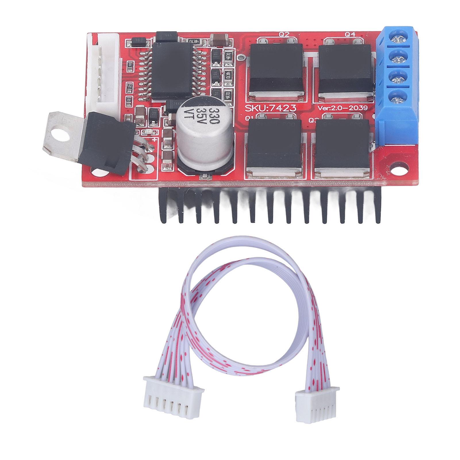 DC Motor Drive Module 450W 2 PWM Input High Power Motor Forward Reverse Brake Control Board
DC Motor Drive Module 450W 2 PWM Input High Power Motor Forward Reverse Brake Control Board