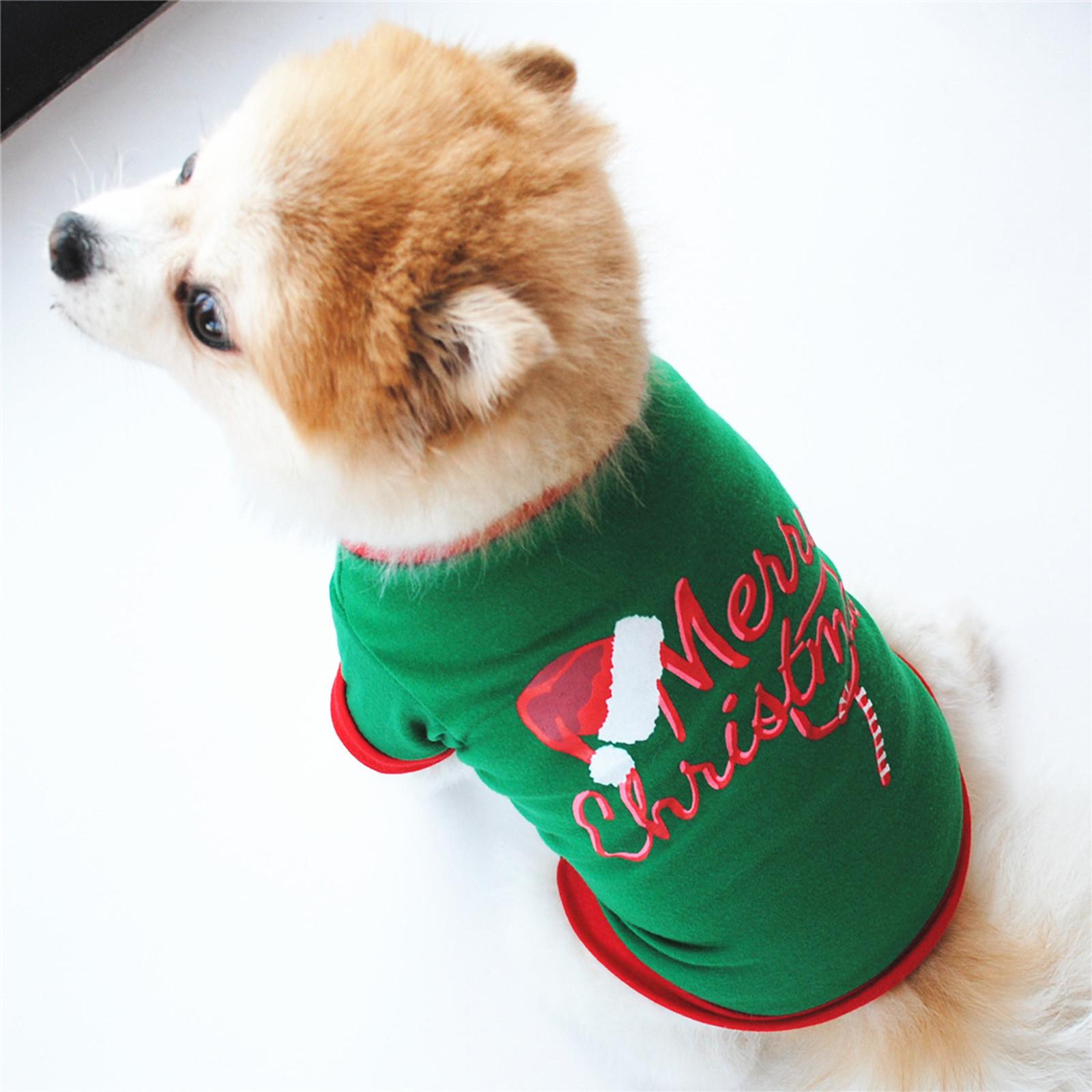 New Pattern Tricolor Christmas Dog Clothing Cotton GreenT shirt Puppy Costume L зелёный
New Pattern Tricolor Christmas Dog Clothing Cotton GreenT shirt Puppy Costume L зелёный