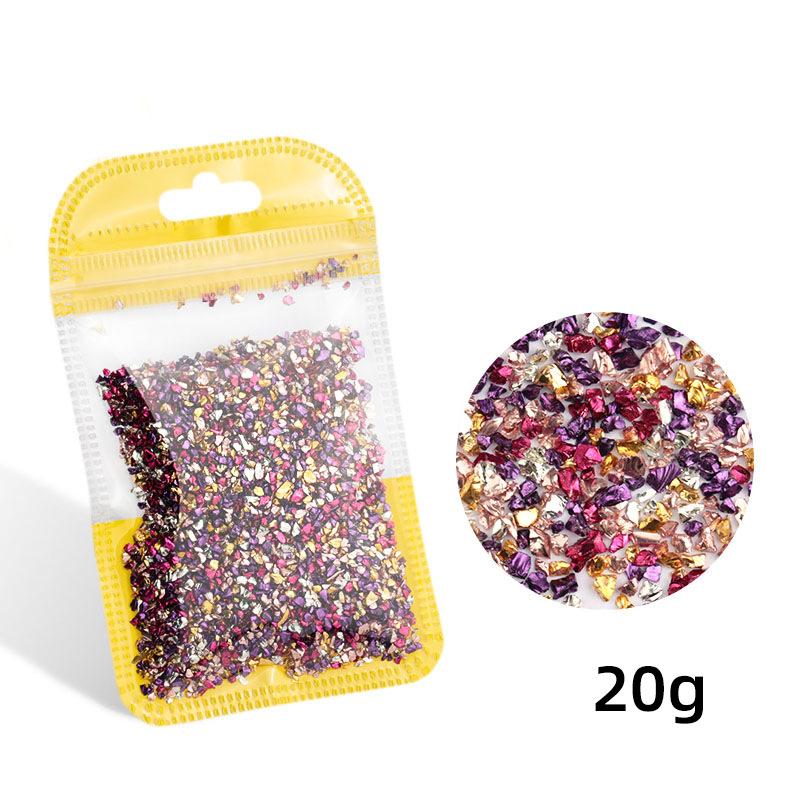 Японский маникюр Битый рудный камень Неправильные осколки витражного стекла 3D Маникюр DIY Декорация Кристальная крошка Ювелирные изделия
Японский маникюр Битый рудный камень Неправильные осколки витражного стекла 3D Маникюр DIY Декорация Кристальная крошка Ювелирные изделия