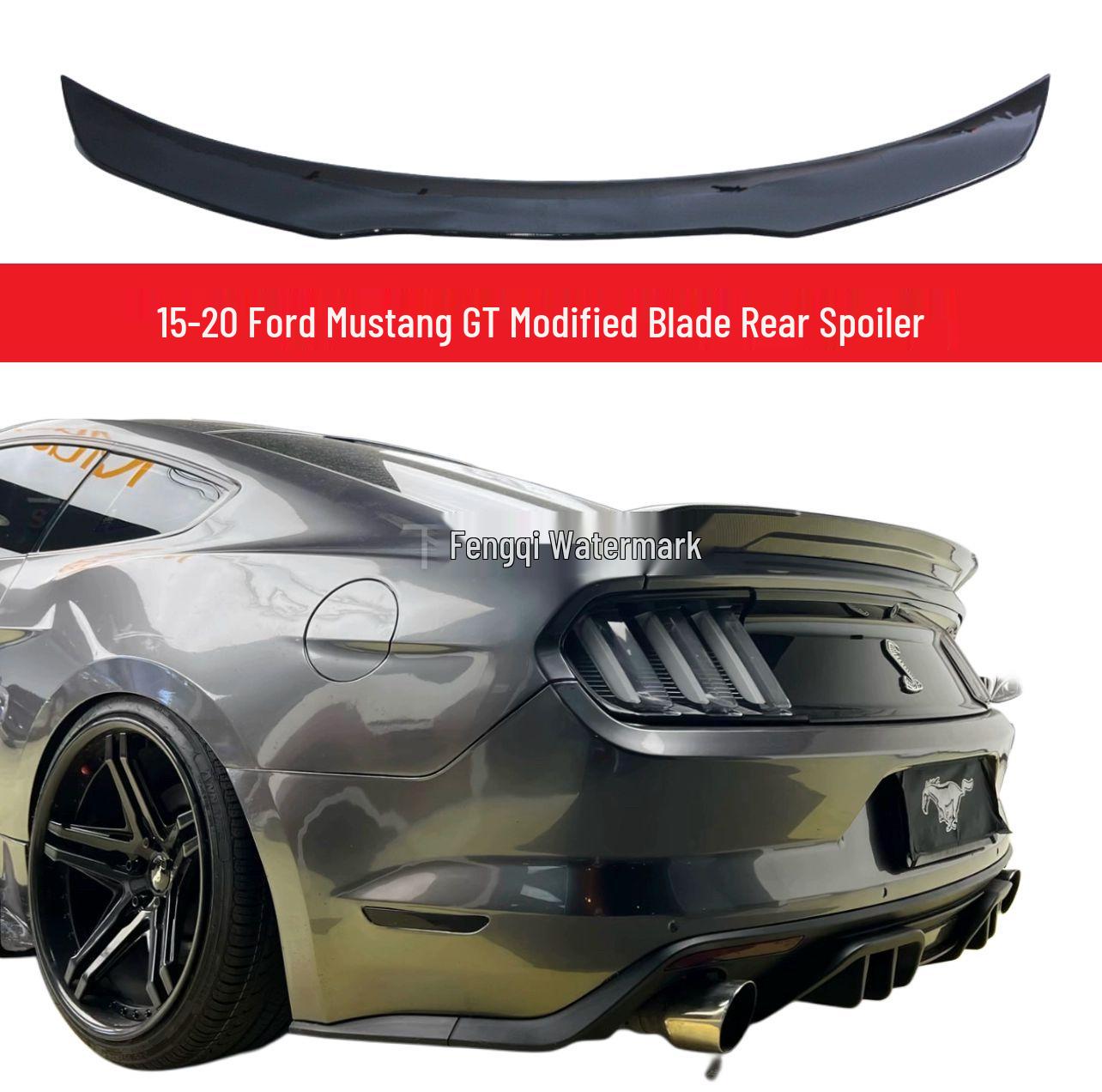 Carbon Fiber Blade-Style Rear Spoiler for 2015-2020 Ford Mustang GT Glossy Black
Carbon Fiber Blade-Style Rear Spoiler for 2015-2020 Ford Mustang GT Glossy Black