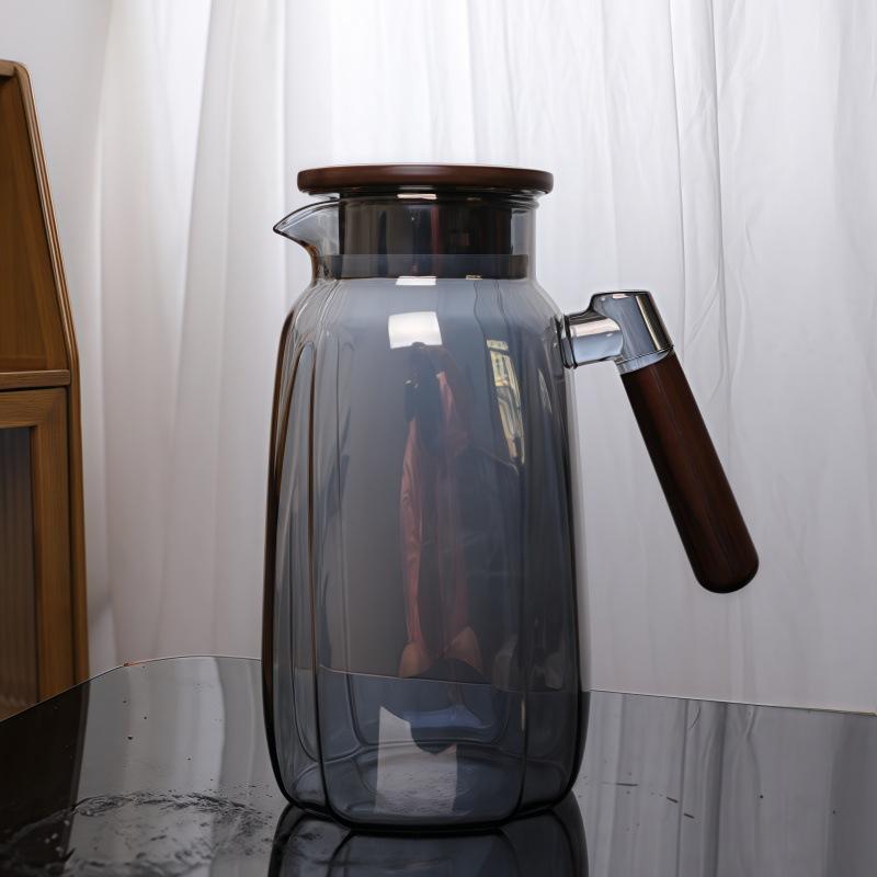 Деревянная ручка, термостойкий кувшин для воды для индукционной плиты и сервировки стола, для холодного чая, горячих напитков, кухня и столовая, емкость для воды серый
Деревянная ручка, термостойкий кувшин для воды для индукционной плиты и сервировки стола, для холодного чая, горячих напитков, кухня и столовая, емкость для воды серый