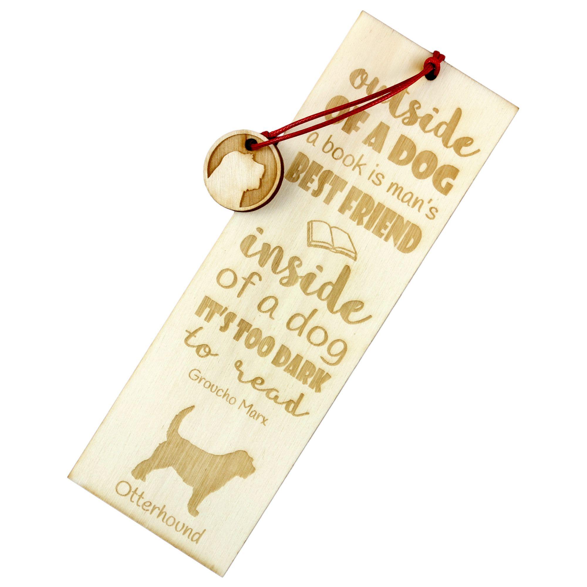 Otterhound - dog bookmark, personalized bookmark, gift for bookworm from Art-Dog brand
Otterhound - dog bookmark, personalized bookmark, gift for bookworm from Art-Dog brand
