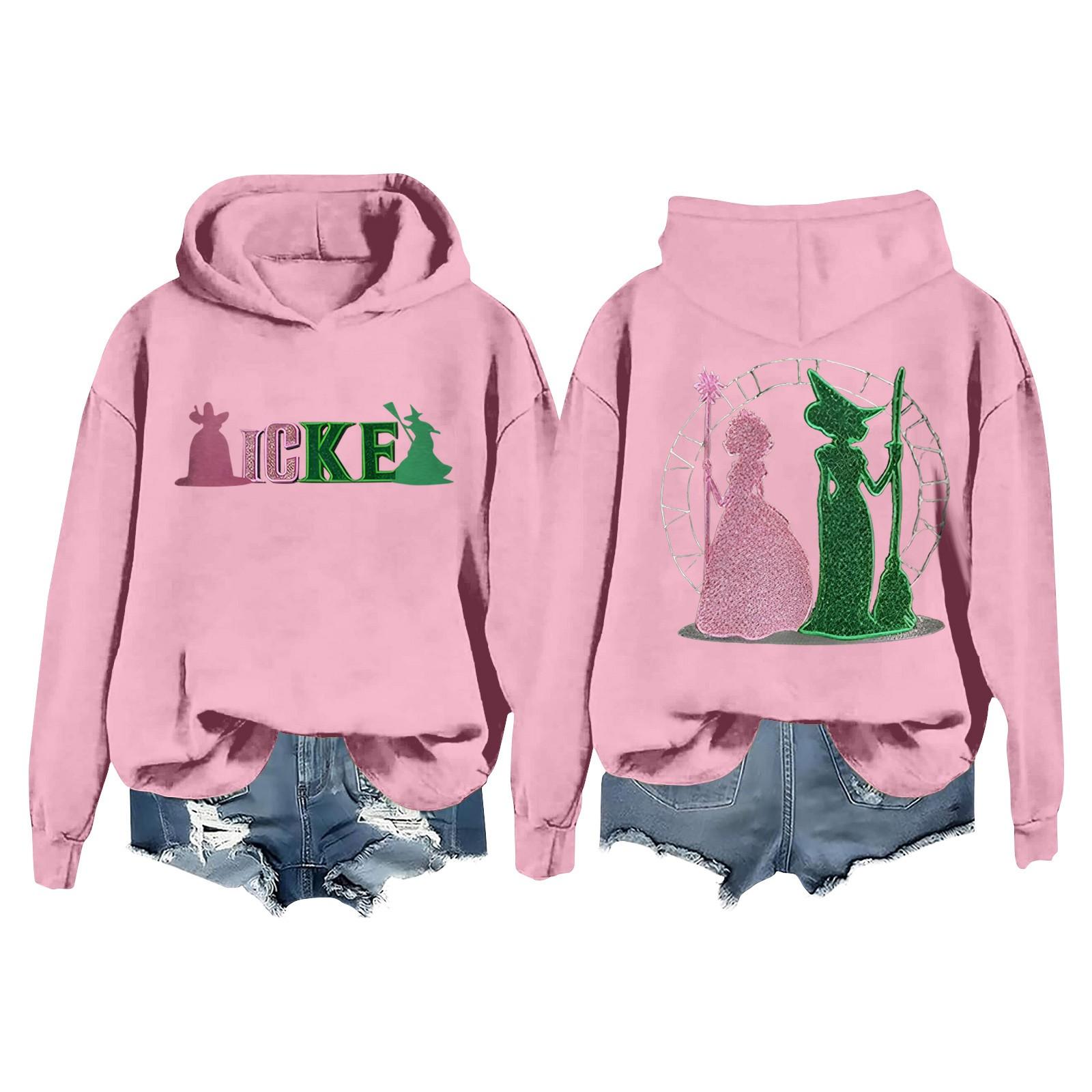 Женская повседневная толстовка с длинным рукавом и принтом Bad Witch M розовый
Женская повседневная толстовка с длинным рукавом и принтом Bad Witch M розовый