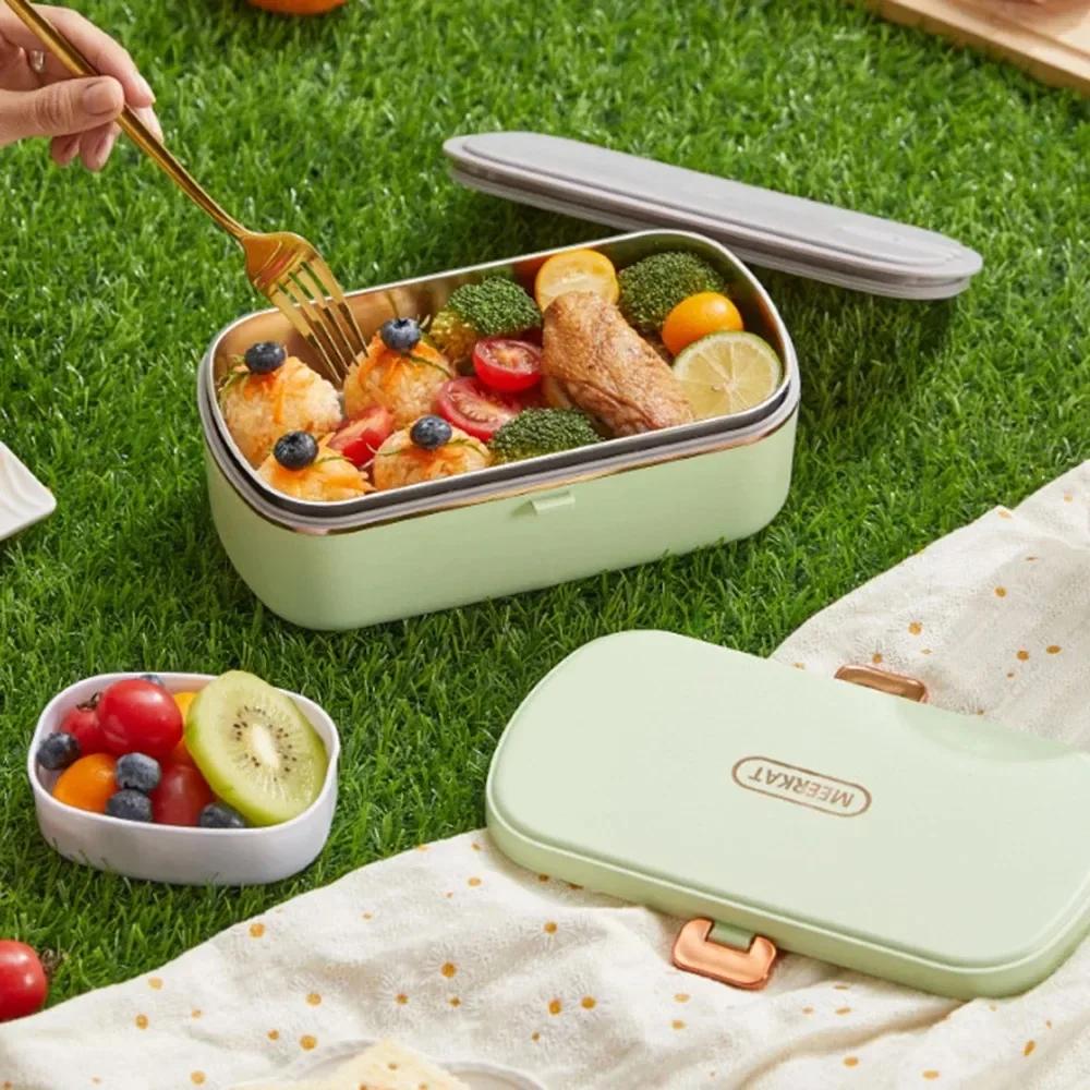 Electric Lunch Boxes Stainless Steel Food Warmer Office Portable Thermal Lunch Boxes portable Lunch Water Free Heating Bento Box EU белый
Electric Lunch Boxes Stainless Steel Food Warmer Office Portable Thermal Lunch Boxes portable Lunch Water Free Heating Bento Box EU белый