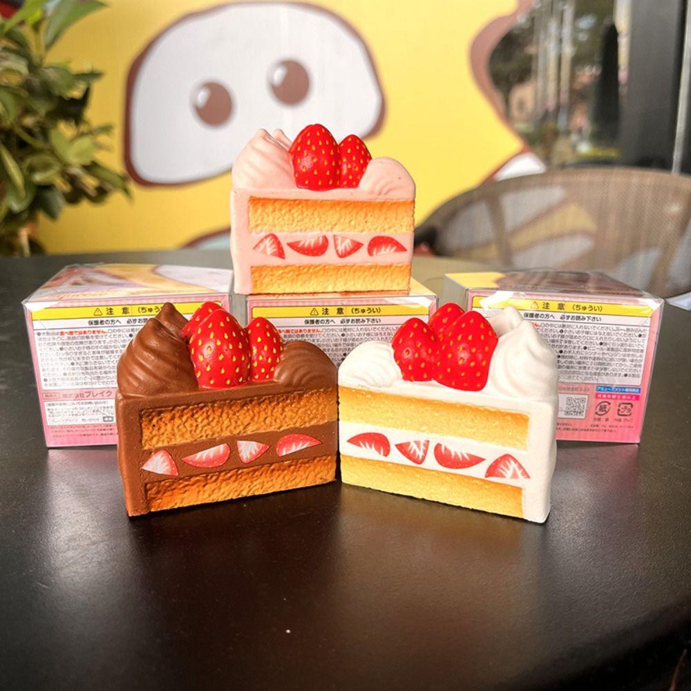 Triangle Cake Squeeze Toys Strawberry Bread Squeeze Sensory Toys Bread Slow Rebound Toy Adult
Triangle Cake Squeeze Toys Strawberry Bread Squeeze Sensory Toys Bread Slow Rebound Toy Adult