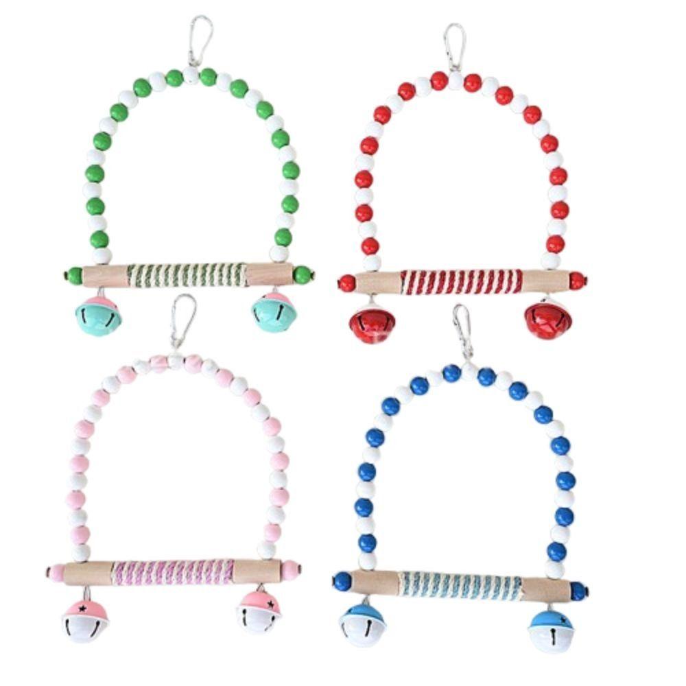 Paw Grinding Bird Swing Toys Bell Perch Cage Chew Play Toy Parrot Hanging Clip Pet Bird зелений
Paw Grinding Bird Swing Toys Bell Perch Cage Chew Play Toy Parrot Hanging Clip Pet Bird зелений