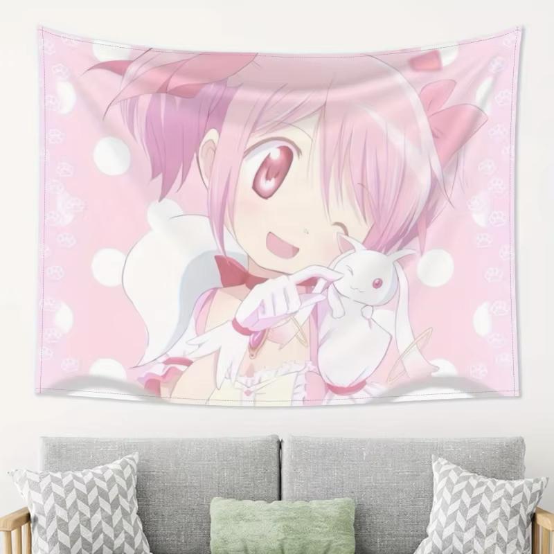 Anime Wall Tapestry Madoka Magica Madoka Kaname Kyubey Pink White Polka Dots Bedroom Living Room Decor 74x94cm(29x37in)
Anime Wall Tapestry Madoka Magica Madoka Kaname Kyubey Pink White Polka Dots Bedroom Living Room Decor 74x94cm(29x37in)