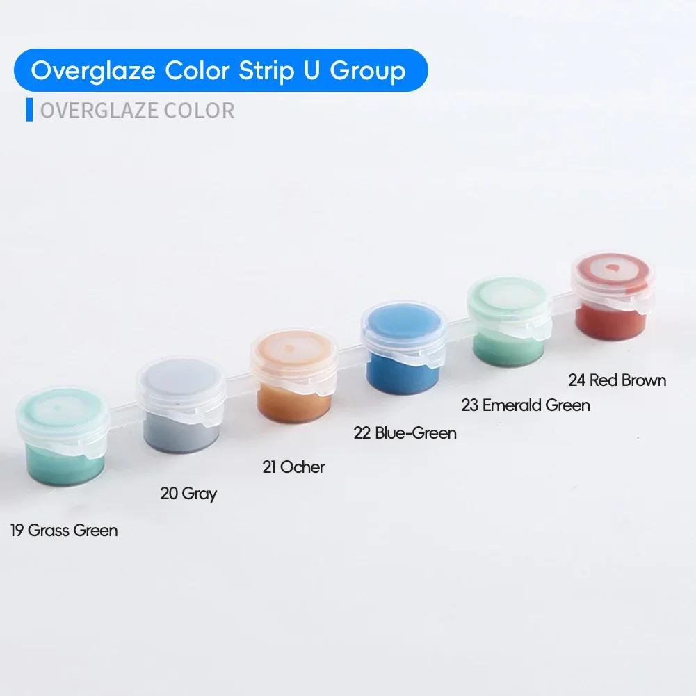 DIY Ceramic Art Teaching Supplies 24 Color Portable Ceramic Glaze Coating Concentrate 750°C-850°C Flame Pigment
DIY Ceramic Art Teaching Supplies 24 Color Portable Ceramic Glaze Coating Concentrate 750°C-850°C Flame Pigment
