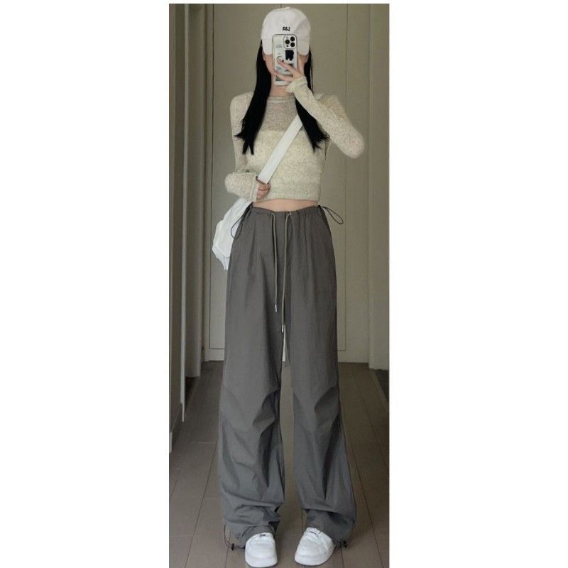 Casual Pants Women s Spring and Autumn New Loose and Thin Wide-leg Trousers XXL сірий колір
Casual Pants Women s Spring and Autumn New Loose and Thin Wide-leg Trousers XXL сірий колір