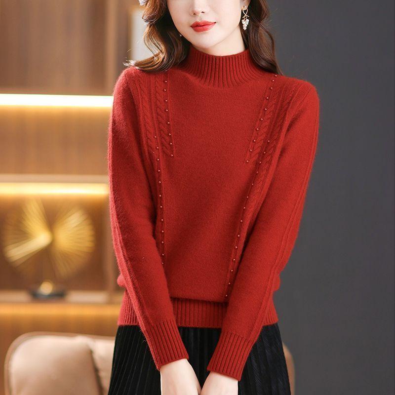 Женский шикарный свитер с воротником-стойкой - уютный вязаный свитер, можно стирать в стиральной машине, идеально подходит для осени и зимы 3XL
Женский шикарный свитер с воротником-стойкой - уютный вязаный свитер, можно стирать в стиральной машине, идеально подходит для осени и зимы 3XL